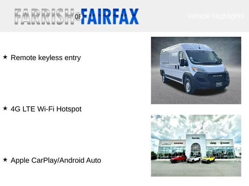 Bright White Clearcoat 2026 RAM ProMaster 2500