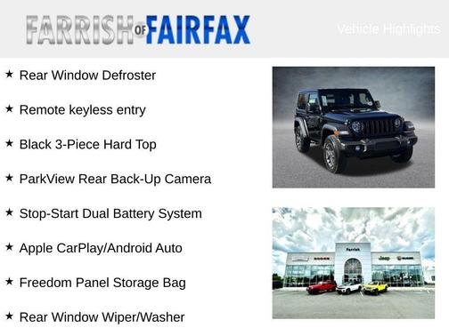 2026 Jeep Wrangler Sport S