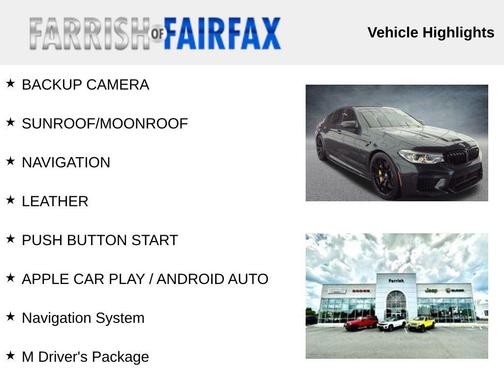 2019 BMW M5 Competition