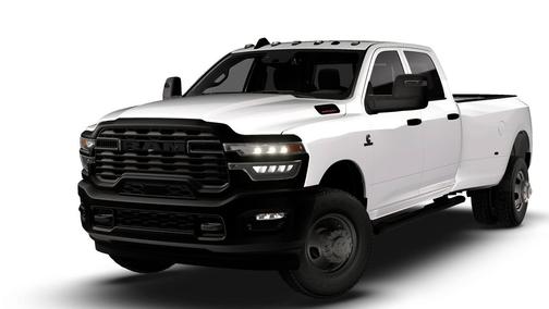 Bright White Clearcoat 2026 RAM 3500 Tradesman Crew Cab 4x4 8' Box