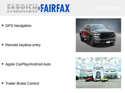 2026 RAM 1500 Big Horn/Lone Star