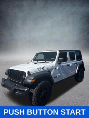 Bright White Clearcoat 2025 Jeep Wrangler Willys