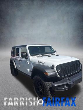 Bright White Clearcoat 2025 Jeep Wrangler Willys