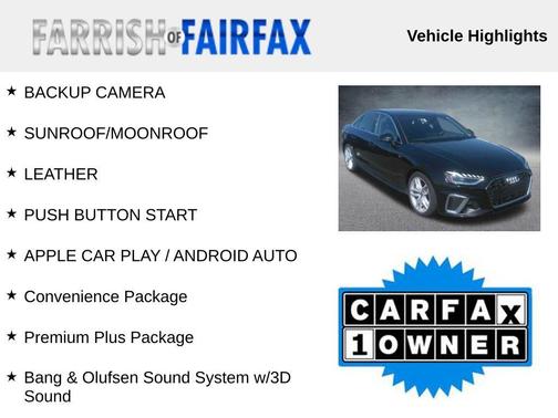 2024 Audi A4 45 S line Premium Plus