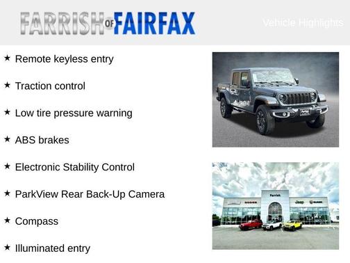 2026 Jeep Gladiator Sahara 4x4