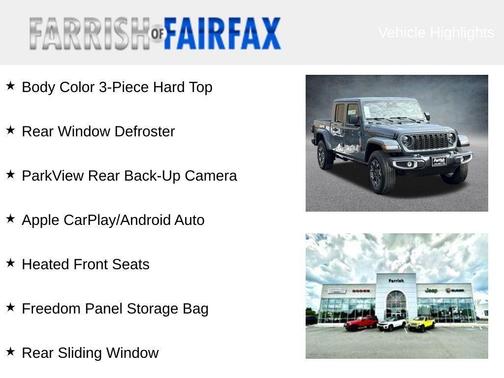 2026 Jeep Gladiator Sahara 4x4