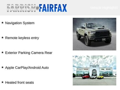 2026 RAM 1500 RHO Crew Cab 4x4 5'7' Box