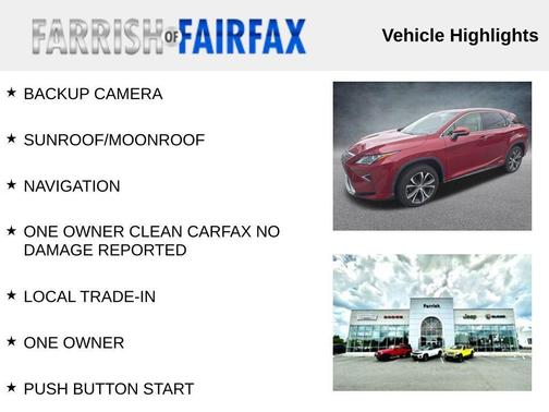 Matador Red Mica 2017 Lexus RX 450h Base