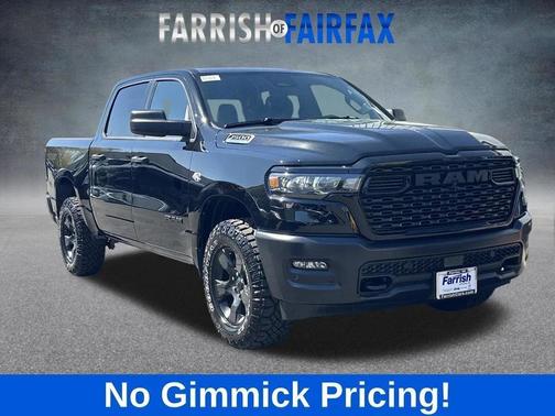 Diamond Black Crystal Pearlcoat 2026 RAM 1500 Warlock Crew Cab 4x4 5'7' Box