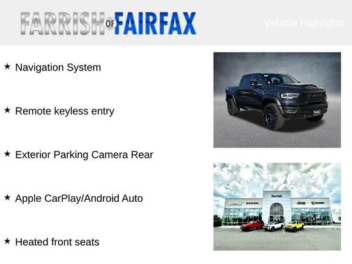 2026 RAM 1500 RHO Crew Cab 4x4 5'7' Box