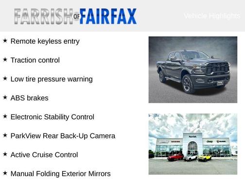 Forged Blue Metallic 2026 RAM 2500 Warlock Crew Cab 4x4 6'4' Box