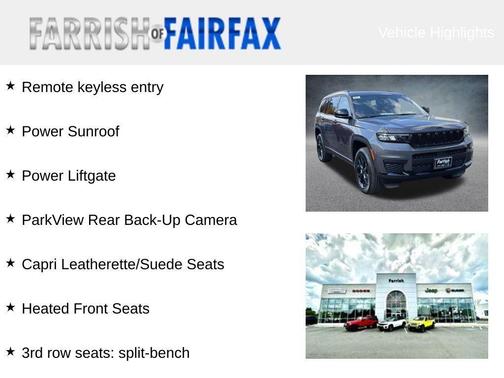 2025 Jeep Grand Cherokee L Altitude