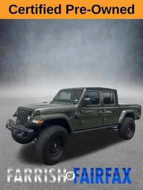Sarge Green Clearcoat 2021 Jeep Gladiator Freedom 4x4