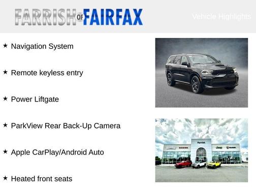 2026 Dodge Durango GT HEMI V8 AWD