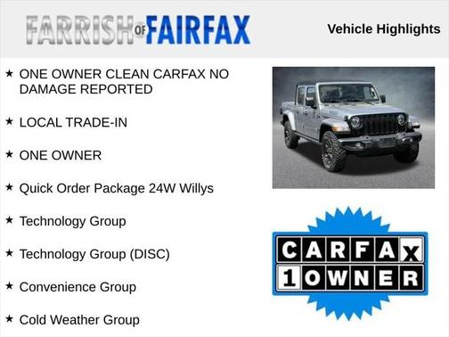 2021 Jeep Gladiator Willys 4x4