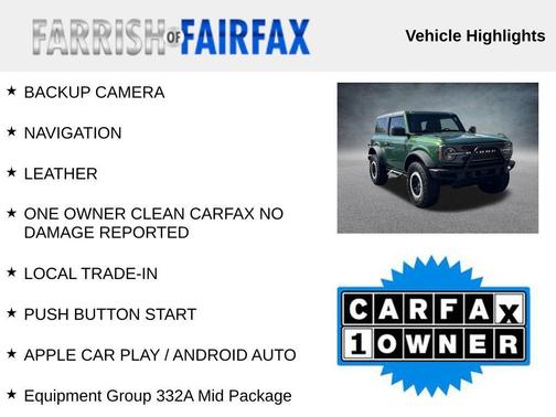 Eruption Green Metallic 2024 Ford Bronco Badlands