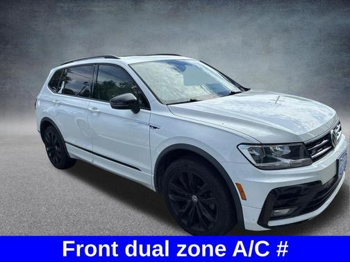Pure White 2020 Volkswagen Tiguan 2.0T SE R-Line Black 4MOTION