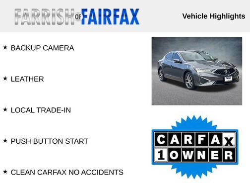 Lunar Silver Metallic 2022 Acura ILX Premium Package