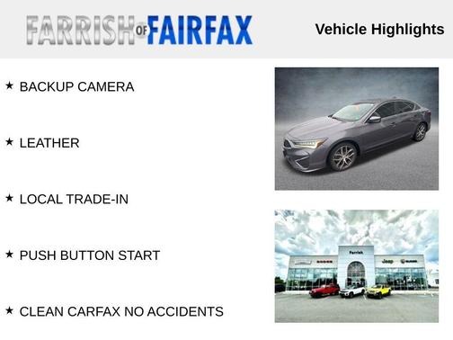 2022 Acura ILX Premium Package