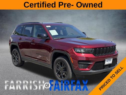 Velvet Red Pearlcoat 2025 Jeep Grand Cherokee Altitude