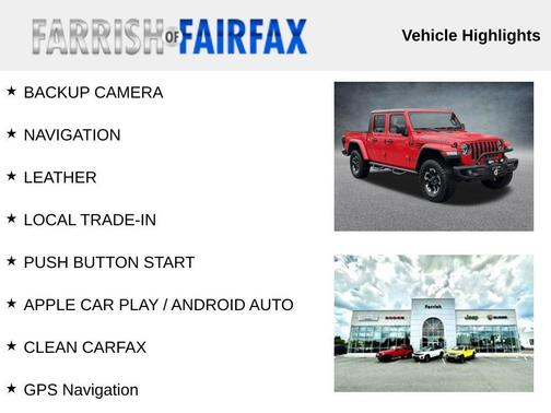 Firecracker Red Clearcoat 2021 Jeep Gladiator Rubicon