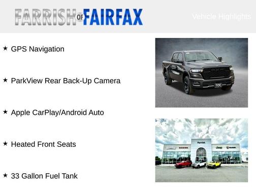 2026 RAM 1500 Big Horn/Lone Star