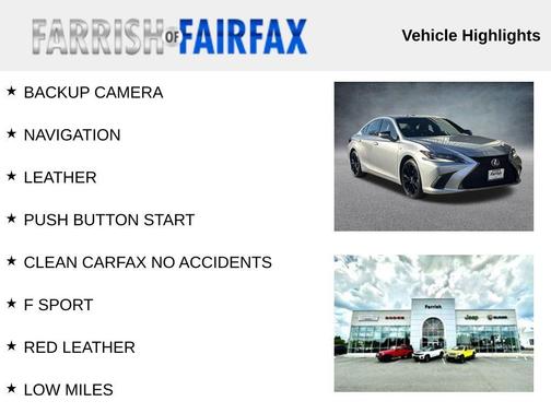 2022 Lexus ES 350 F Sport