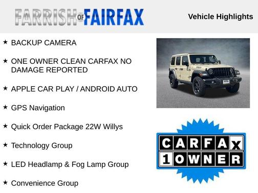 Limited Edition Gobi Clearcoat 2022 Jeep Wrangler Willys