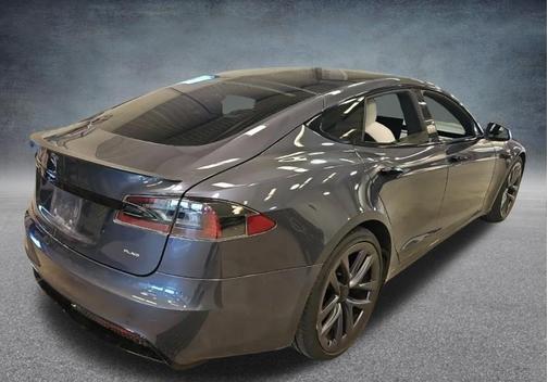 Gray 2022 Tesla Model S Plaid