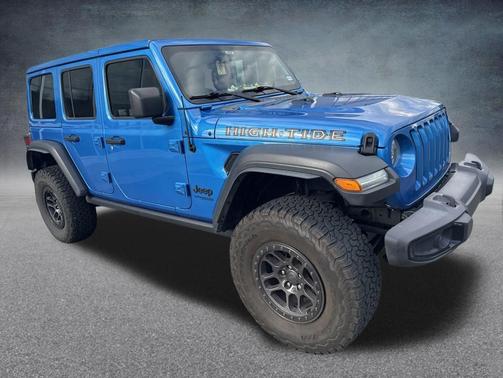 Hydro Blue Pearl Coat 2022 Jeep Wrangler Unlimited High Tide