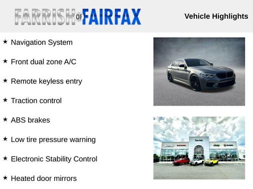 Bluestone Metallic 2019 BMW M5 Competition