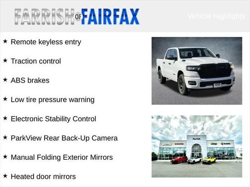 2025 RAM 1500 Tradesman