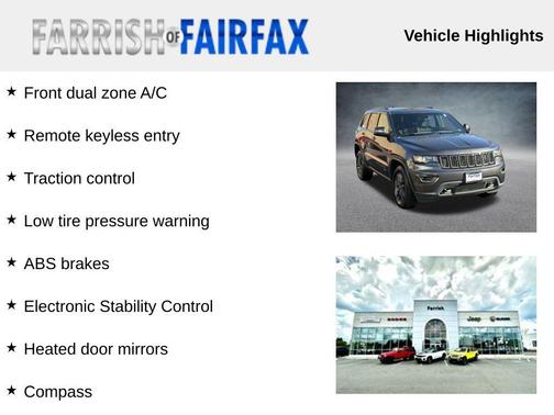 2016 Jeep Grand Cherokee Laredo