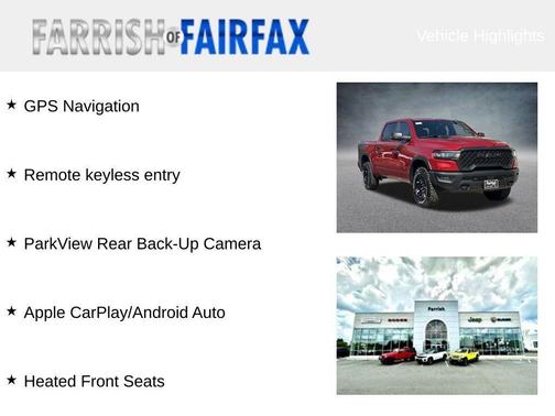 Molten Red Pearlcoat 2026 RAM 1500 Rebel