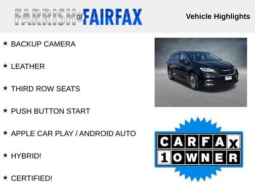 Diamond Black Crystal Pearlcoat 2024 Chrysler Pacifica Hybrid Select