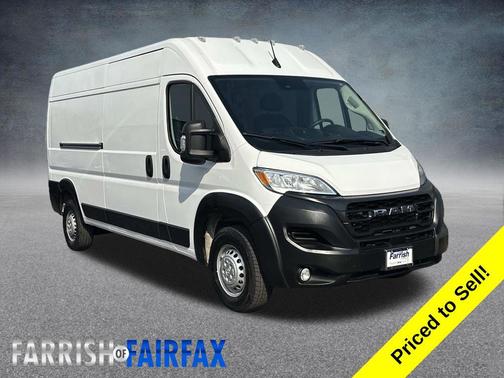 Bright White Clearcoat 2025 RAM ProMaster 2500 Tradesman