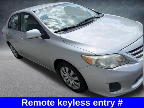 Silver 2013 Toyota Corolla LE