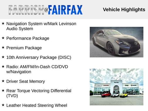 2019 Lexus RC F Base