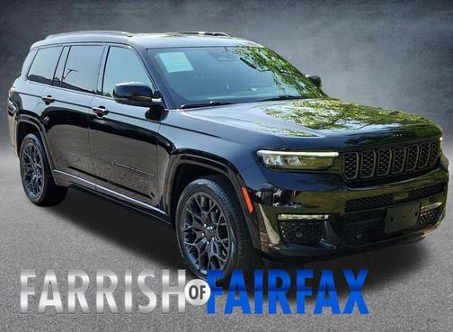 Diamond Black Crystal Pearlcoat 2023 Jeep Grand Cherokee L Summit Reserve