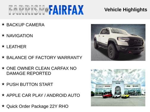 2026 RAM 1500 RHO Crew Cab 4x4 5'7' Box