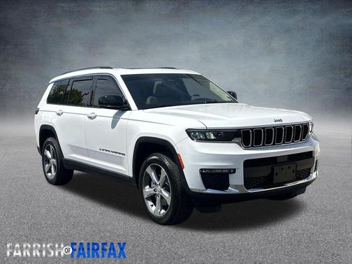 Bright White Clearcoat 2022 Jeep Grand Cherokee L Limited
