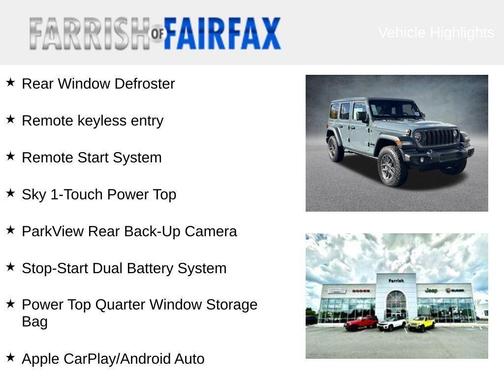 2026 Jeep Wrangler Sport S