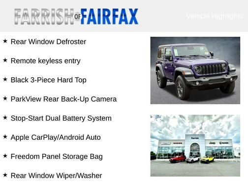 2026 Jeep Wrangler Sport S