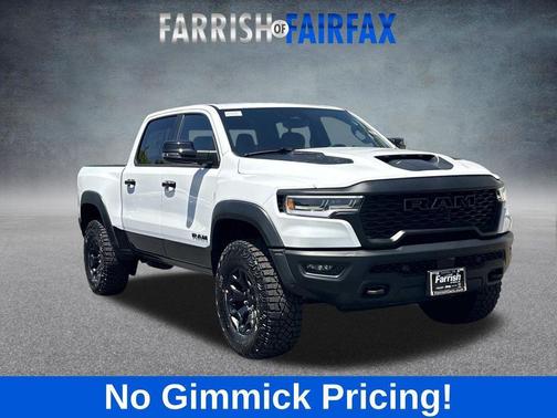 Bright White Clearcoat 2026 RAM 1500 RHO Crew Cab 4x4 5'7' Box