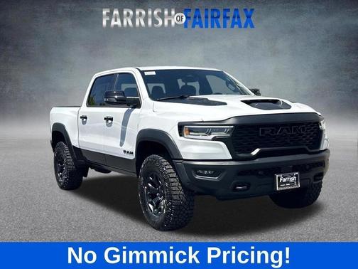 Bright White Clearcoat 2026 RAM 1500 RHO Crew Cab 4x4 5'7' Box