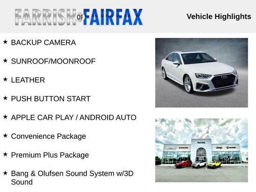2023 Audi A4 45 S line Premium Plus