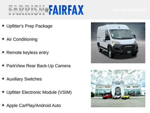 2026 RAM ProMaster 2500 Tradesman