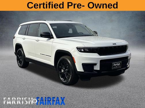 Bright White Clearcoat 2025 Jeep Grand Cherokee L Altitude