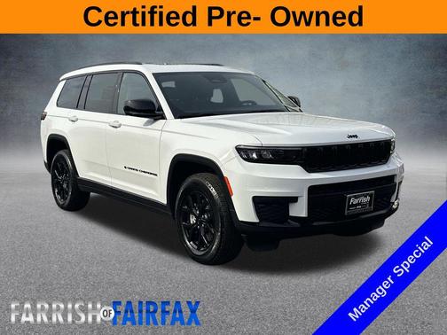 Bright White Clearcoat 2025 Jeep Grand Cherokee L Altitude