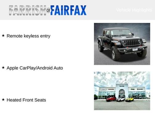 Black Clearcoat 2026 Jeep Gladiator Mojave 4x4